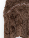 SWAYING 25 Fall/Winter Collection: Long-staple silk and wool sweater SW-SW25AW1T37C2S2-ZONG (Brown)